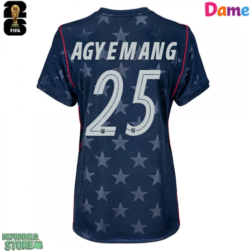 Forente stater Patrick Agyemang #25 Replika Udebanetrøje Dame VM 2026 Kortærmet